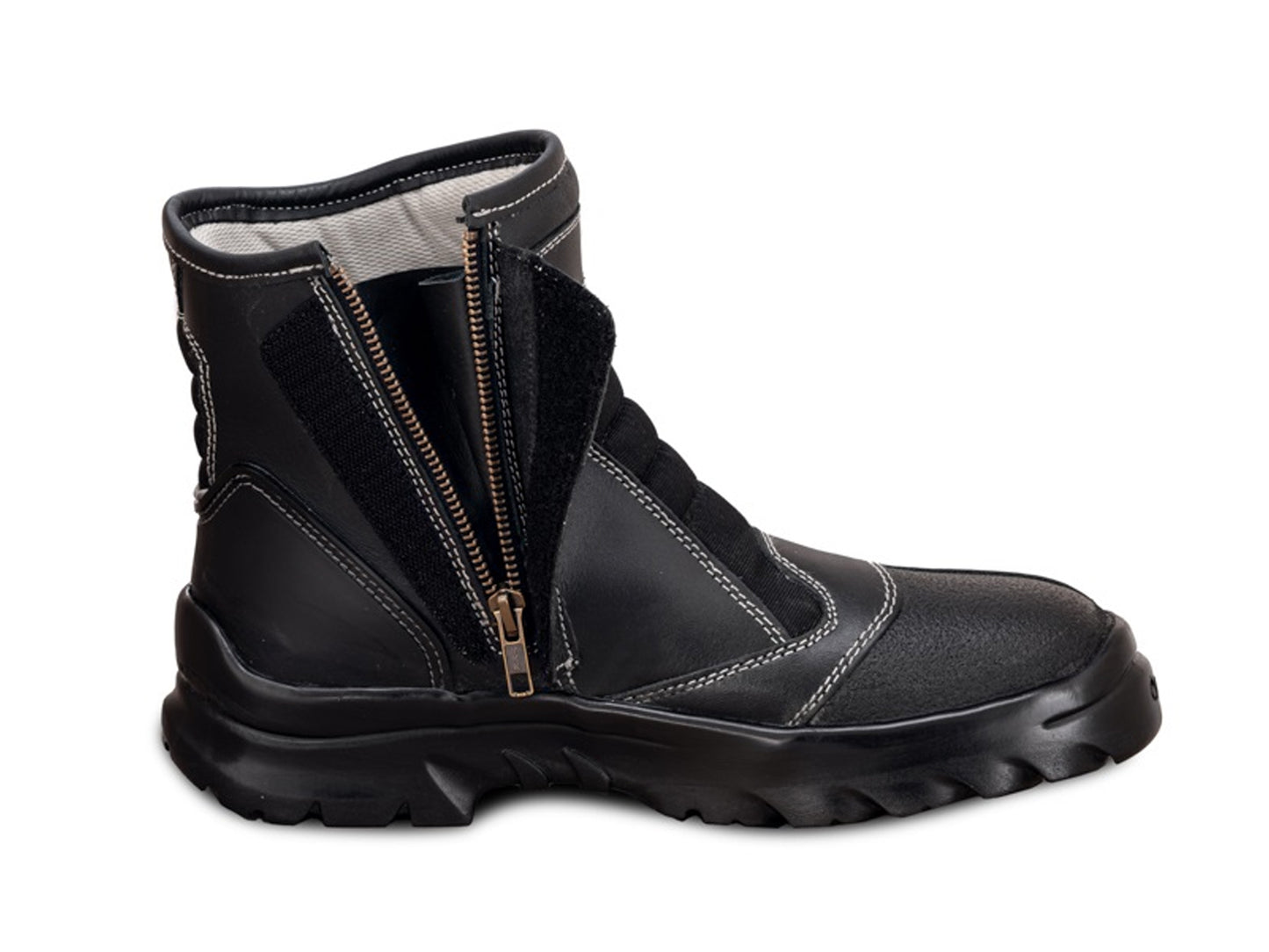For Royal Enfield Genuine Orazo PICUS Sport Riding Motorcycle Leather Boots Black