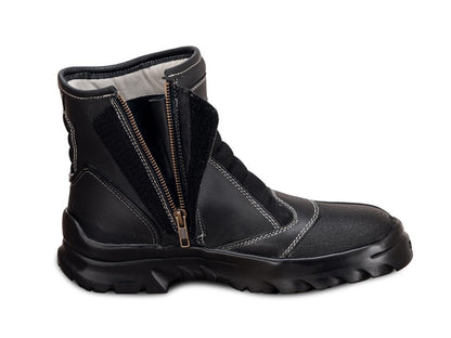 For Royal Enfield Genuine Orazo PICUS Sport Riding Motorcycle Leather Boots Black