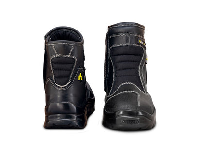 For Royal Enfield Genuine Orazo PICUS Sport Riding Motorcycle Leather Boots Black