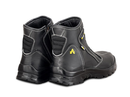 For Royal Enfield Genuine Orazo PICUS Sport Riding Motorcycle Leather Boots Black