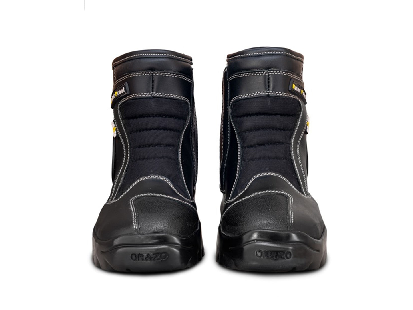 For Royal Enfield Genuine Orazo PICUS Sport Riding Motorcycle Leather Boots Black
