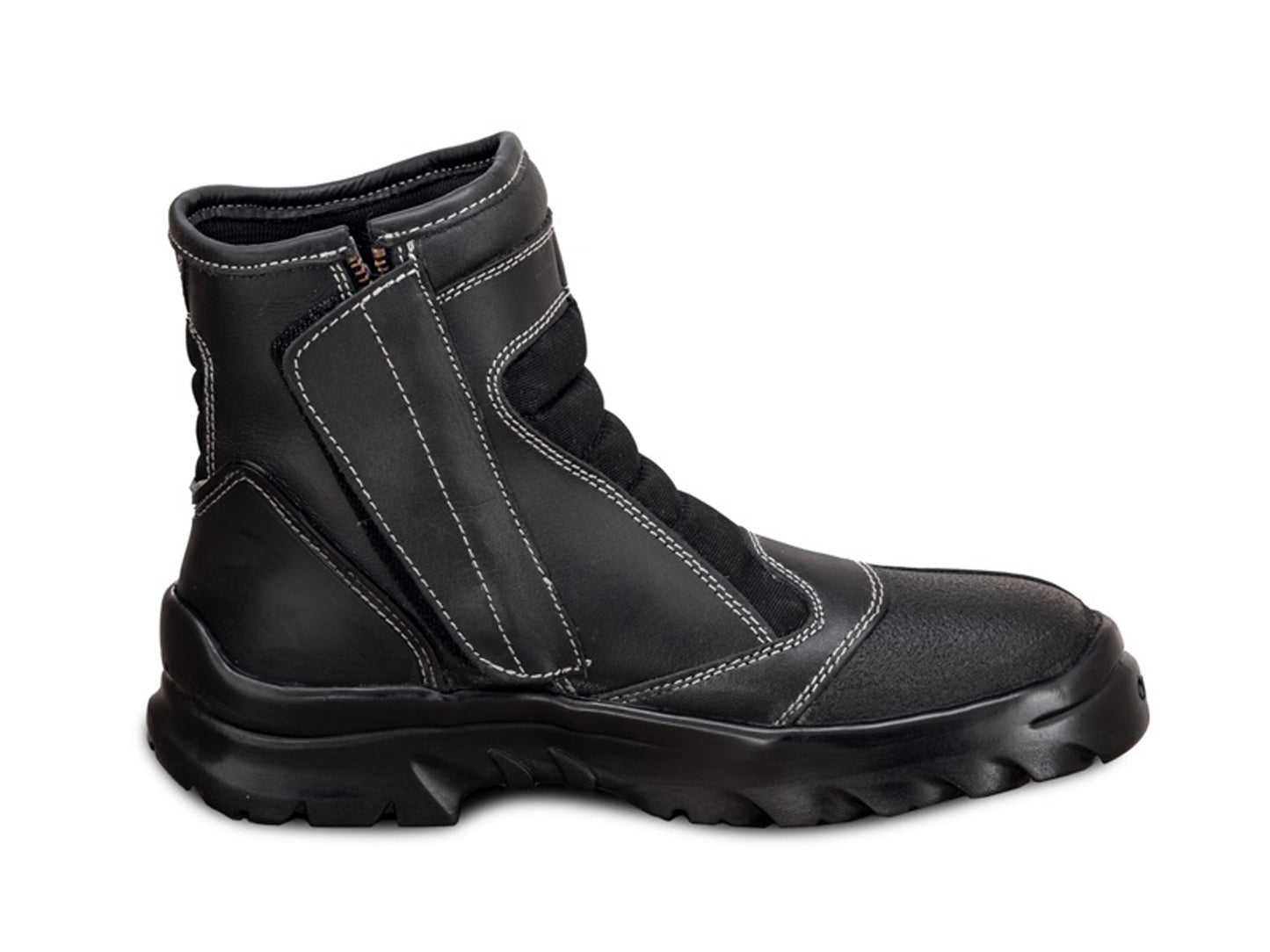 For Royal Enfield Genuine Orazo PICUS Sport Riding Motorcycle Leather Boots Black