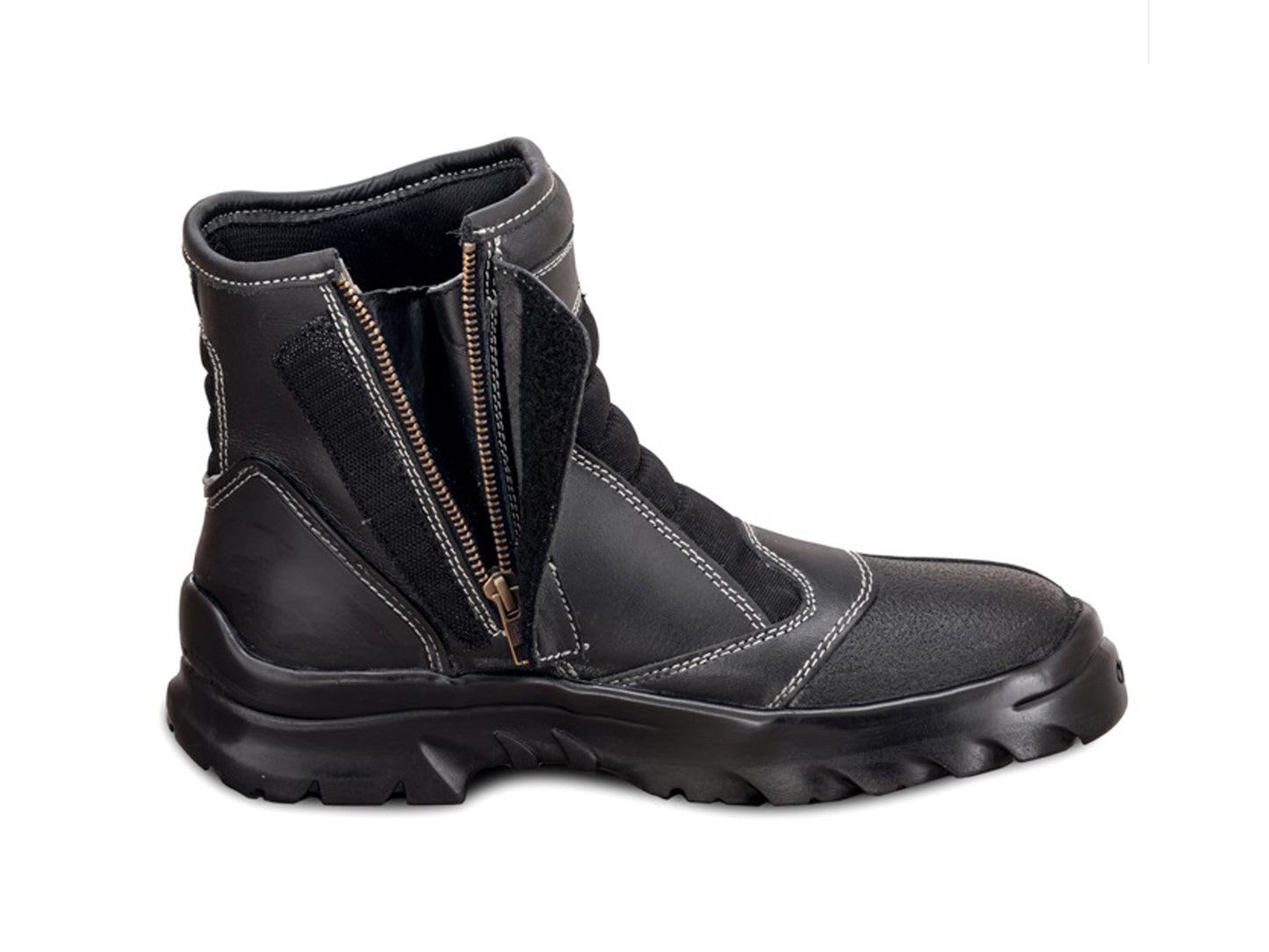 For Royal Enfield Genuine Orazo PICUS Sport Riding Motorcycle Leather Boots Black
