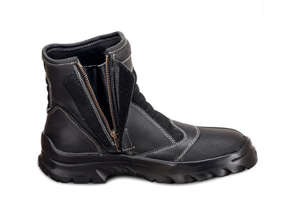 For Royal Enfield Genuine Orazo PICUS Sport Riding Motorcycle Leather Boots Black