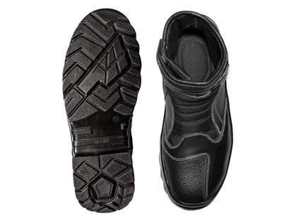 For Royal Enfield Genuine Orazo PICUS Sport Riding Motorcycle Leather Boots Black