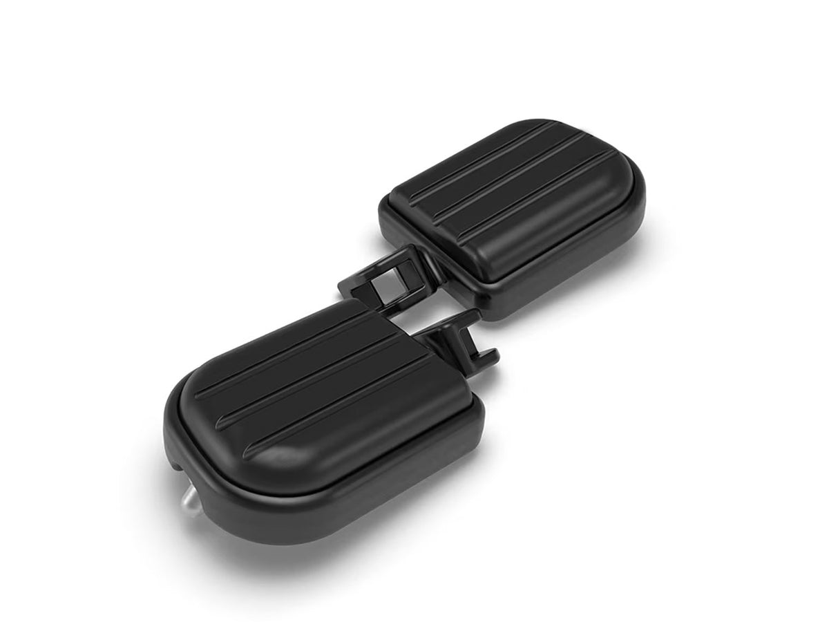 For Royal Enfield Meteor 350 Front Rider Deluxe Footpegs Black