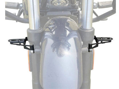 For Royal Enfield Meteor 350 Fog Light Clamp / Mount Black