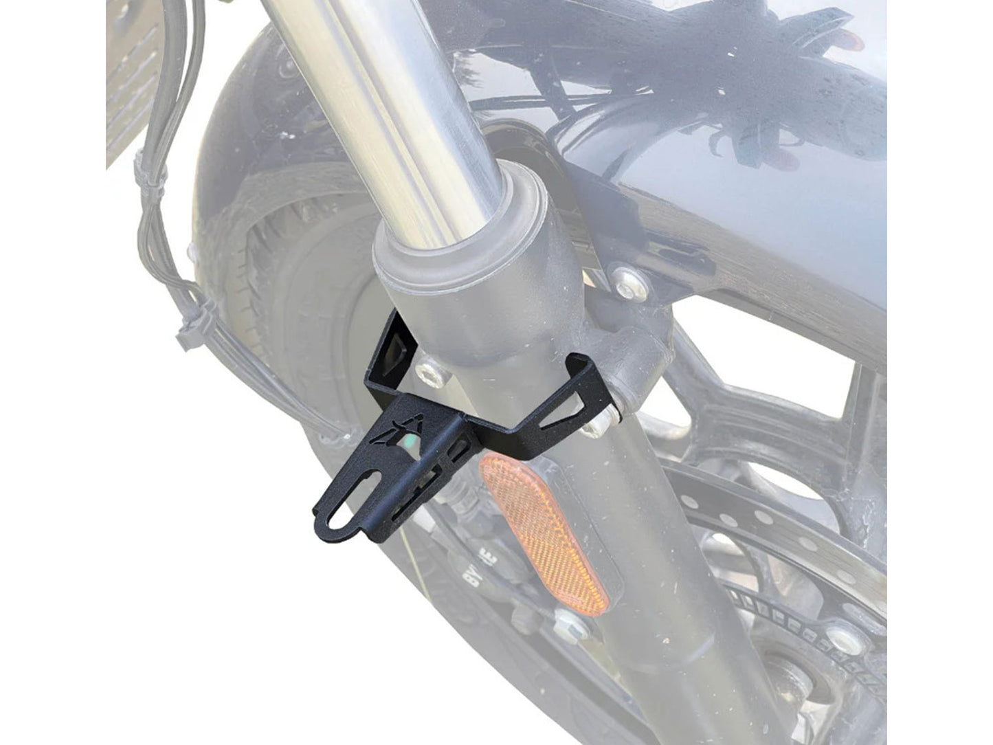 For Royal Enfield Meteor 350 Fog Light Clamp / Mount Black