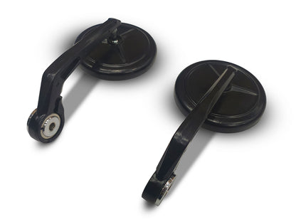 For Royal Enfield Meteor 350 Bar End Mirror Black D4