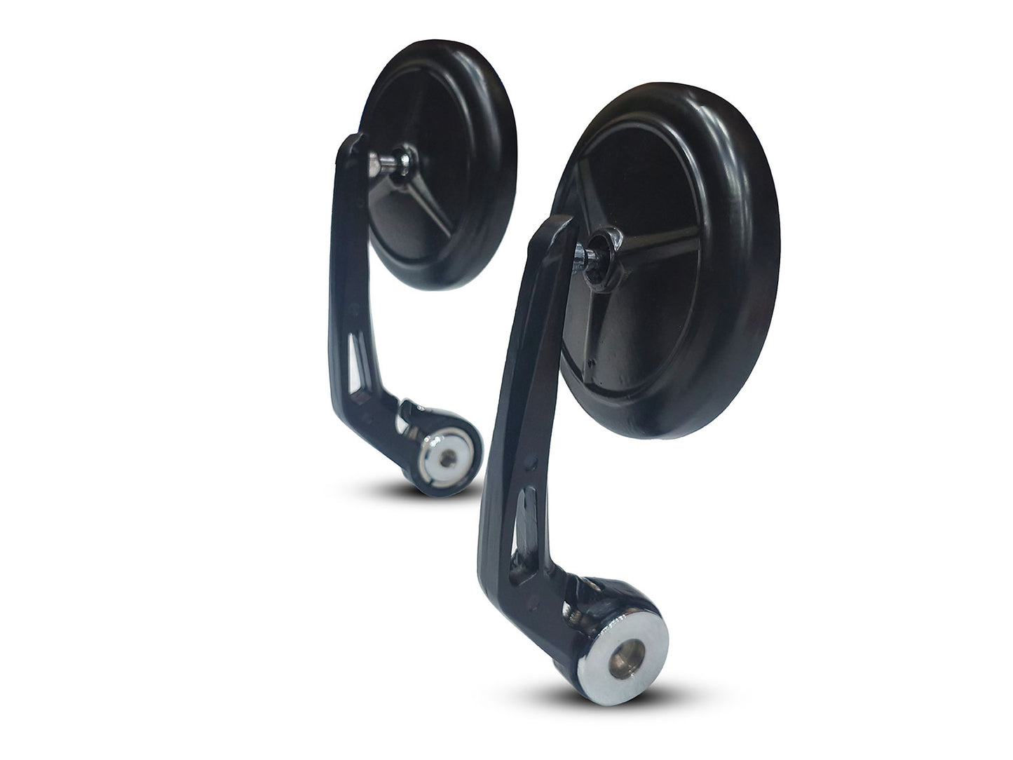 For Royal Enfield Meteor 350 Bar End Mirror Black D4