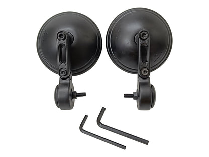 For Royal Enfield Meteor 350 Bar End Mirror Black D5