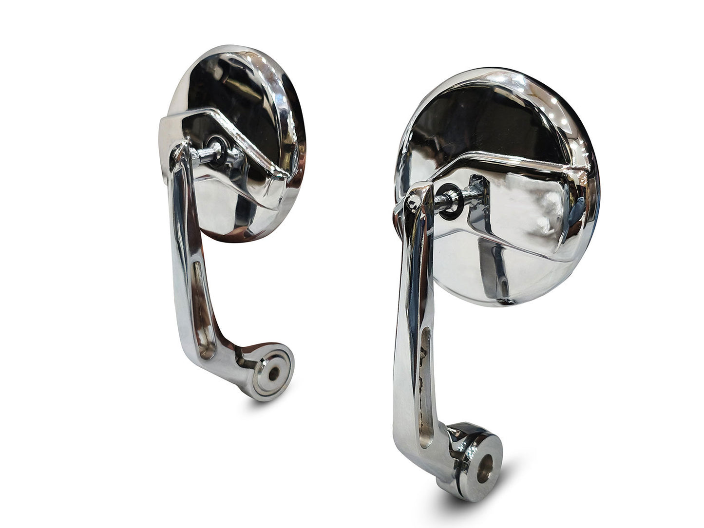 For Royal Enfield Meteor 350 Bar End Mirror Chrome D6