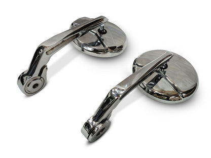 For Royal Enfield Meteor 350 Bar End Mirror Chrome D6