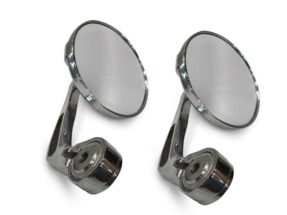 For Royal Enfield Meteor 350 Bar End Mirror Chrome D6