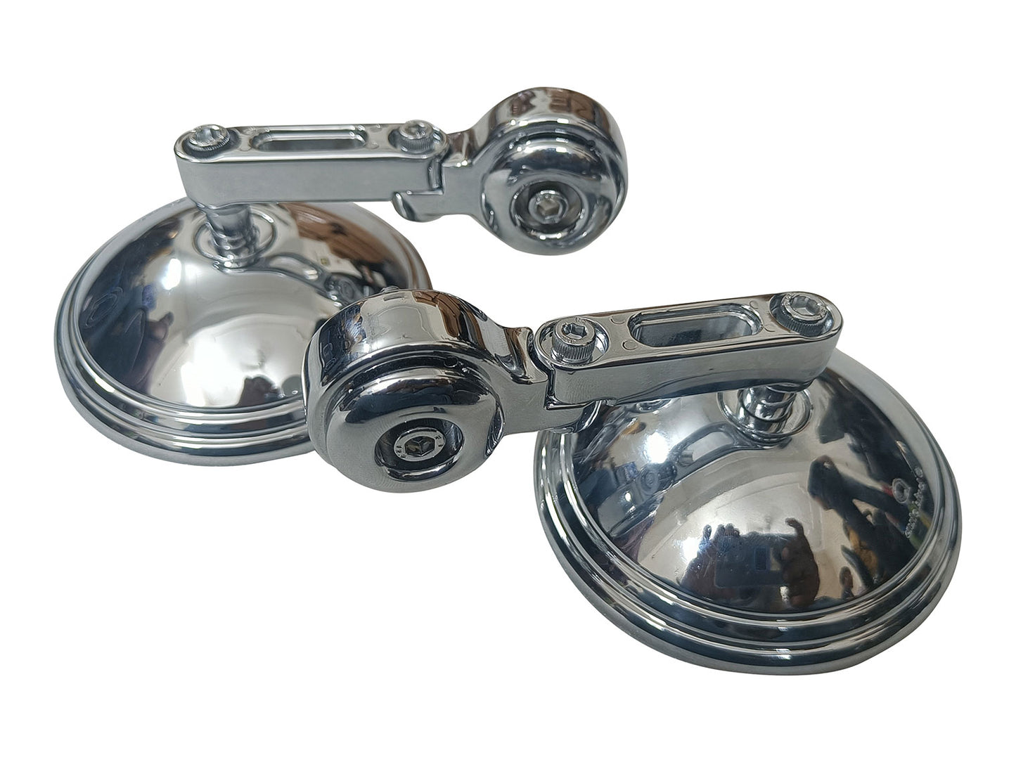 For Royal Enfield Meteor 350 Bar End Mirror Chrome D7