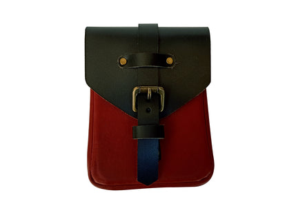 For Royal Enfield Meteor 350 Magnetic Tank Pouch Red & Black