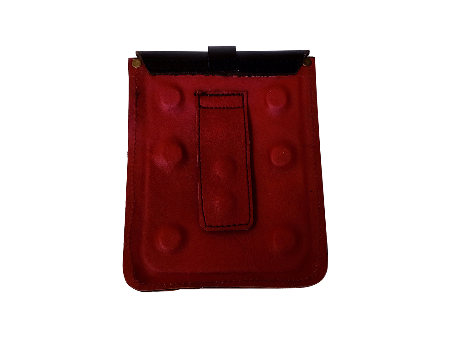 For Royal Enfield Meteor 350 Magnetic Tank Pouch Red & Black