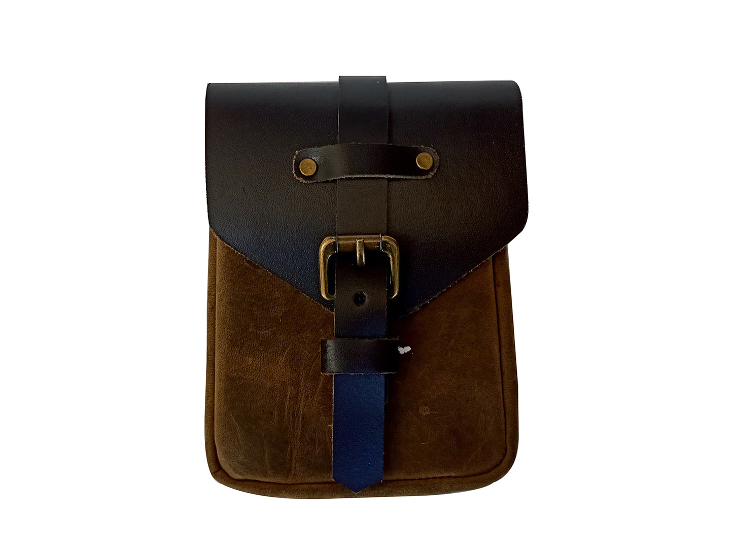 For Royal Enfield Meteor 350 Magnetic Tank Pouch Tobacco & Black