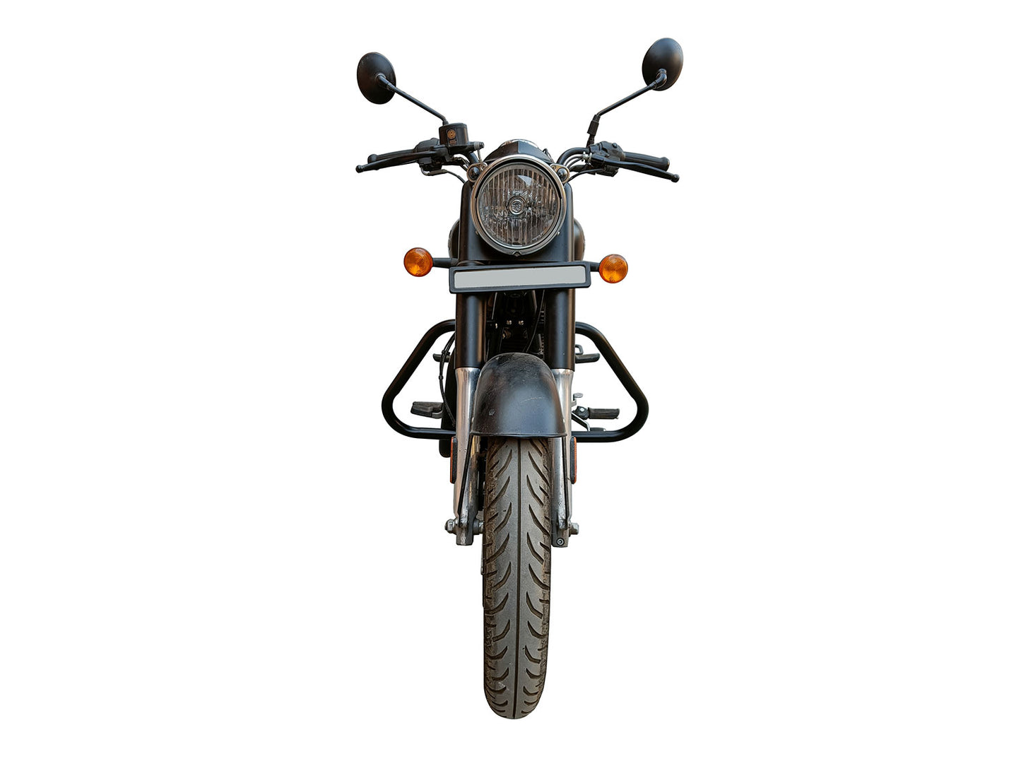 For Royal Enfield Meteor 350 Trapezium Engine Guard Black
