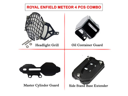 For Royal Enfield Meteor 350 4 Pcs Accessories Combo CP-12