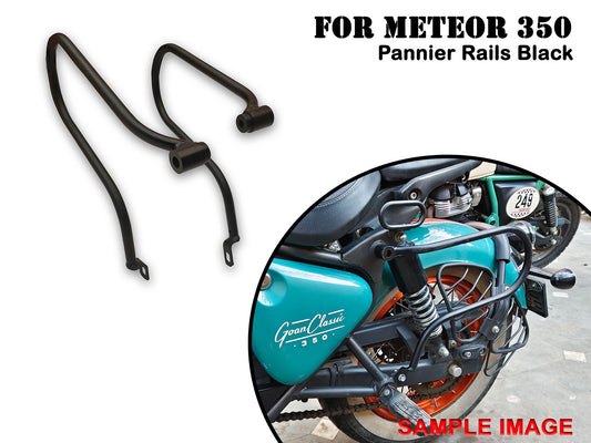 Fit For Royal Enfield Meteor 350 Pannier Mounting Rails Black