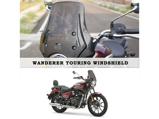 Fit For Royal Enfield Meteor 350 Wanderer Touring Screen Kit Smoked