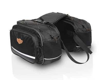 Fit For Royal Enfield Meteor 350 Nylon Saddle Pannier Bags Black