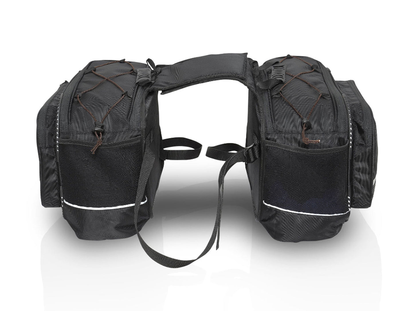 Fit For Royal Enfield Meteor 350 Nylon Saddle Pannier Bags Black