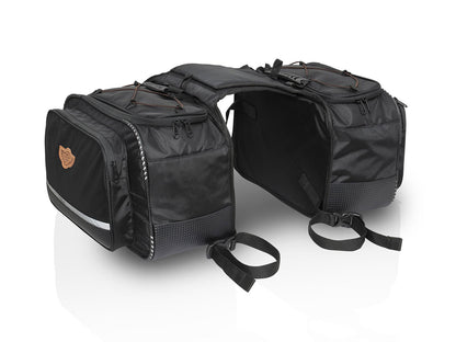 Fit For Royal Enfield Meteor 350 Nylon Saddle Pannier Bags Black