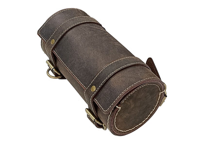 Fit For Royal Enfield Meteor 350 Leather Tool Bag Rusty Brown