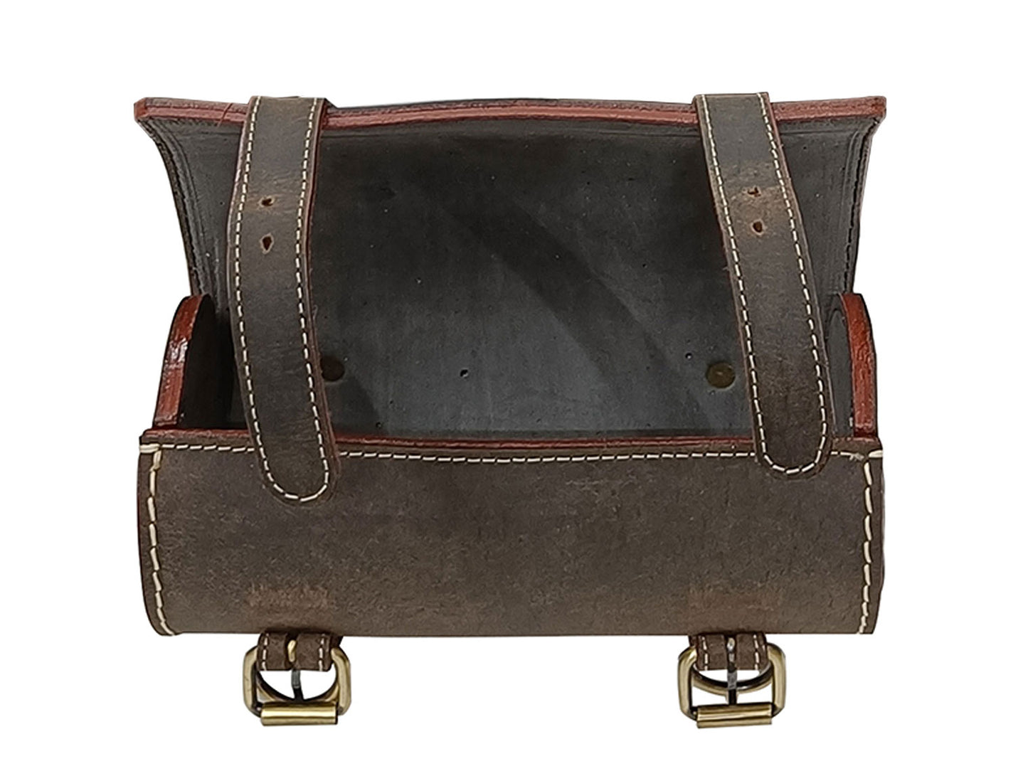 Fit For Royal Enfield Meteor 350 Leather Tool Bag Rusty Brown