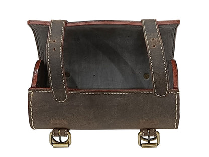 Fit For Royal Enfield Meteor 350 Leather Tool Bag Rusty Brown