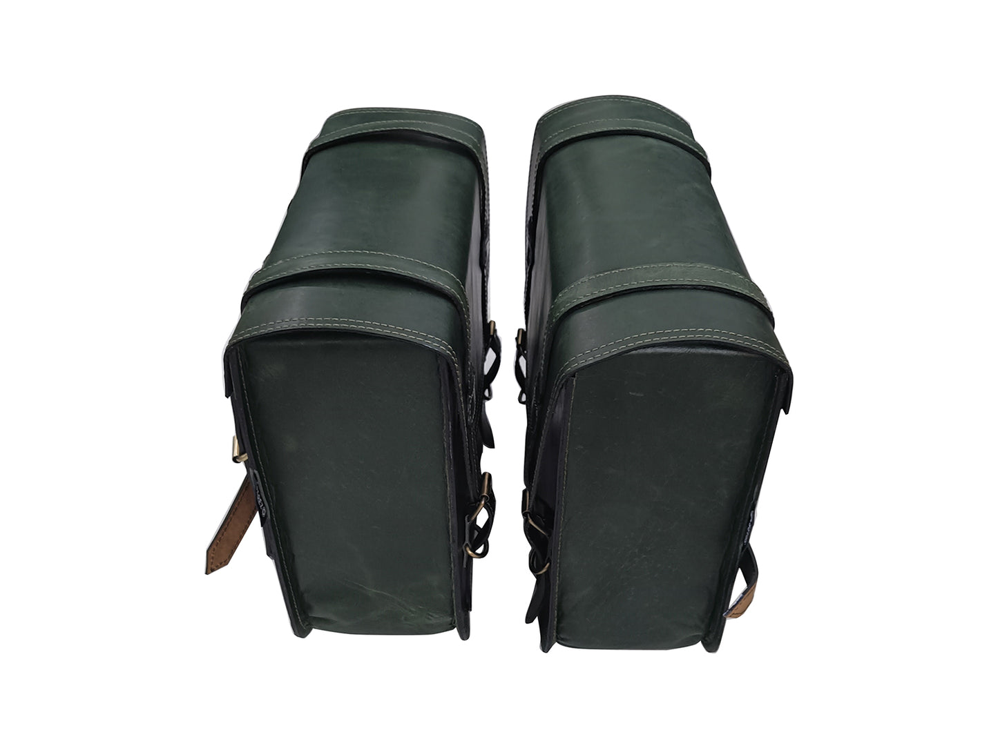 Fit For Royal Enfield Meteor 350 Leather Pannier Bags & Mounting D6