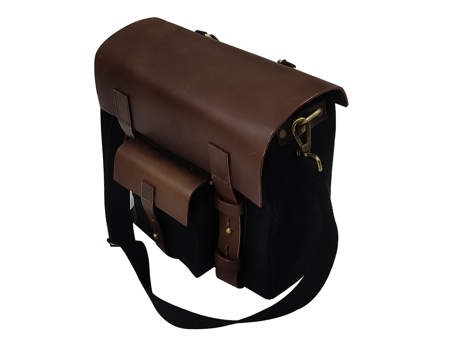 Fit For Royal Enfield Meteor 350 Leather & Canvas Pannier Bags & Mounting D11