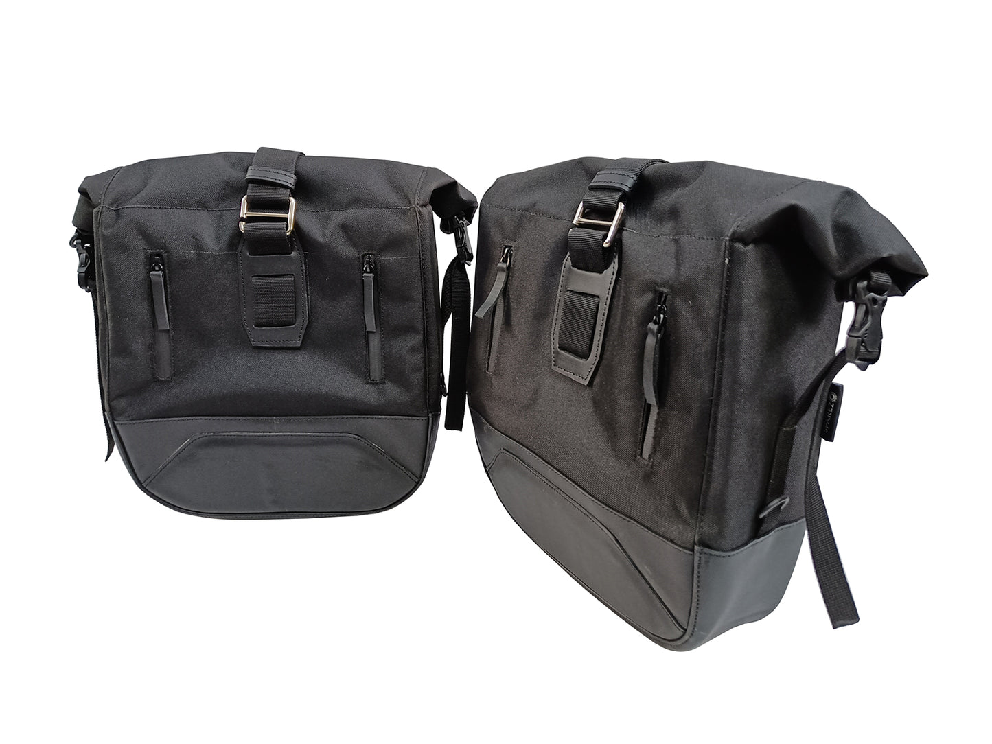 Fit For Royal Enfield Meteor 350 Leather & Canvas Pannier Bags & Mounting D13