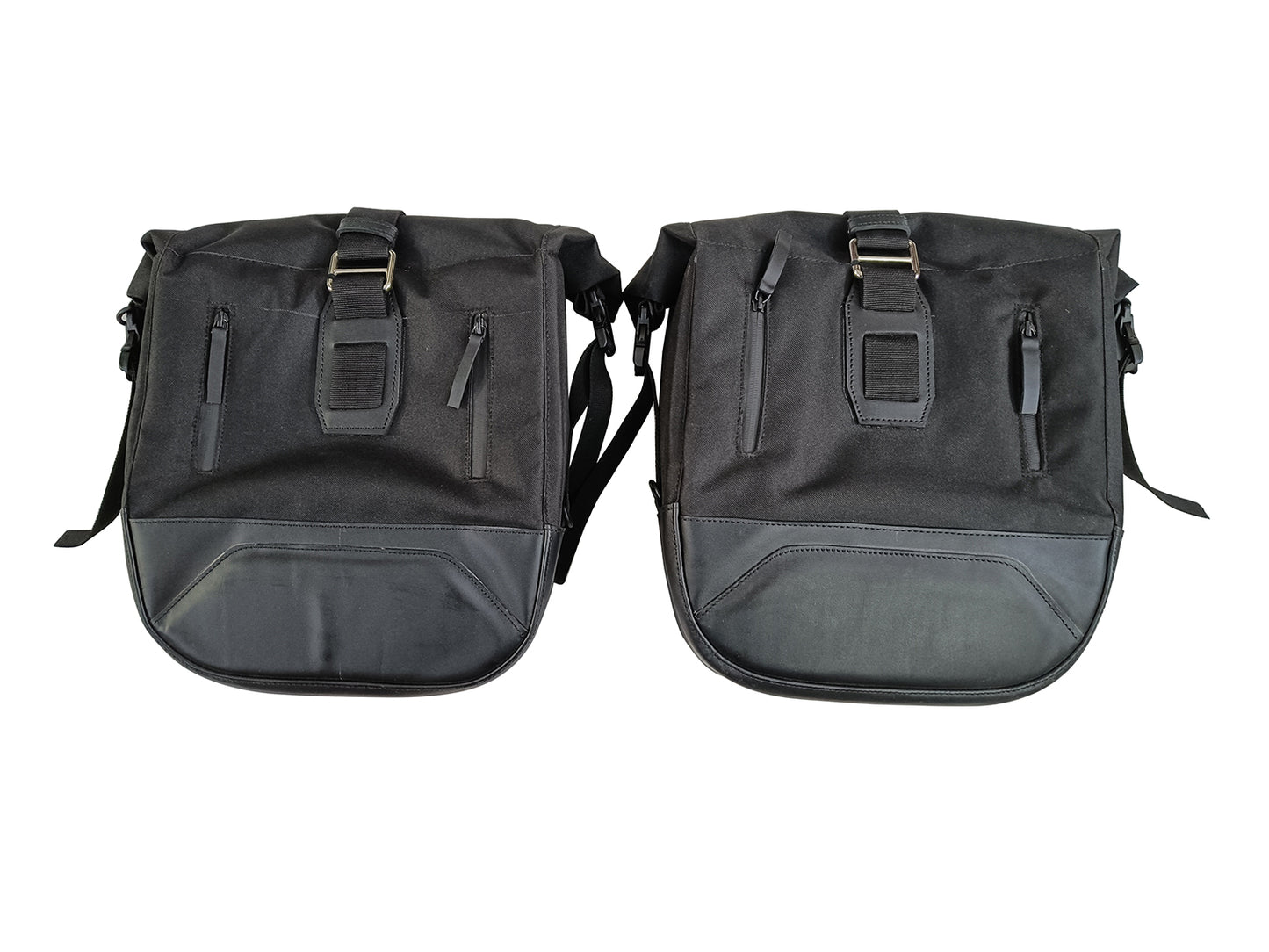 Fit For Royal Enfield Meteor 350 Leather & Canvas Pannier Bags & Mounting D13