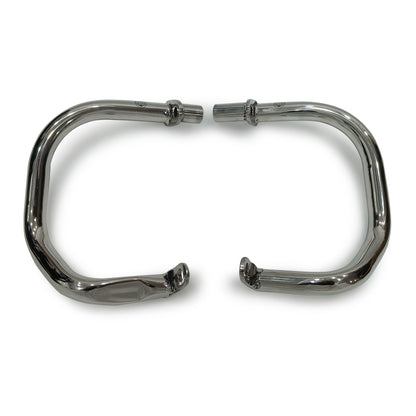 Genuine Royal Enfield Bear 650 Compact Engine Guard, Silver 1990503