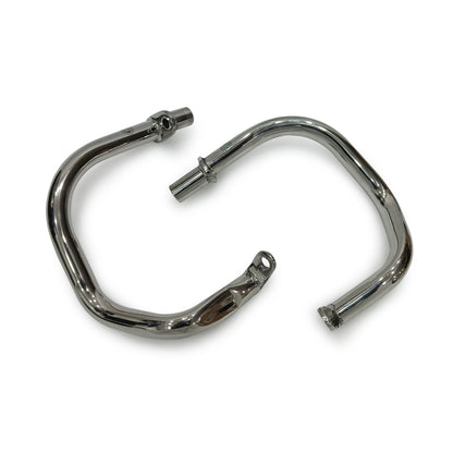 Genuine Royal Enfield Bear 650 Compact Engine Guard, Silver 1990503
