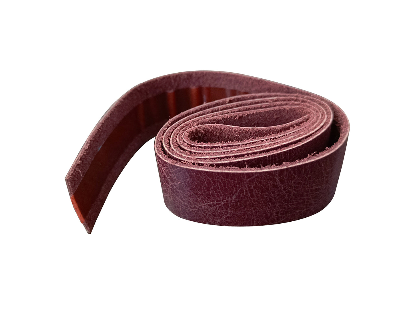 For Royal Enfield Hunter 350 Leather Grip Wrap Pair Cherry Brown D2