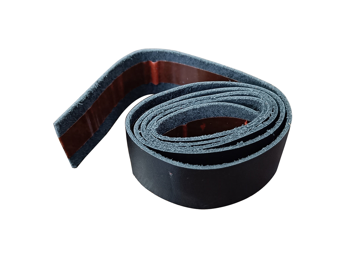 For Royal Enfield Hunter 350 Leather Grip Wrap Pair Black Color D3