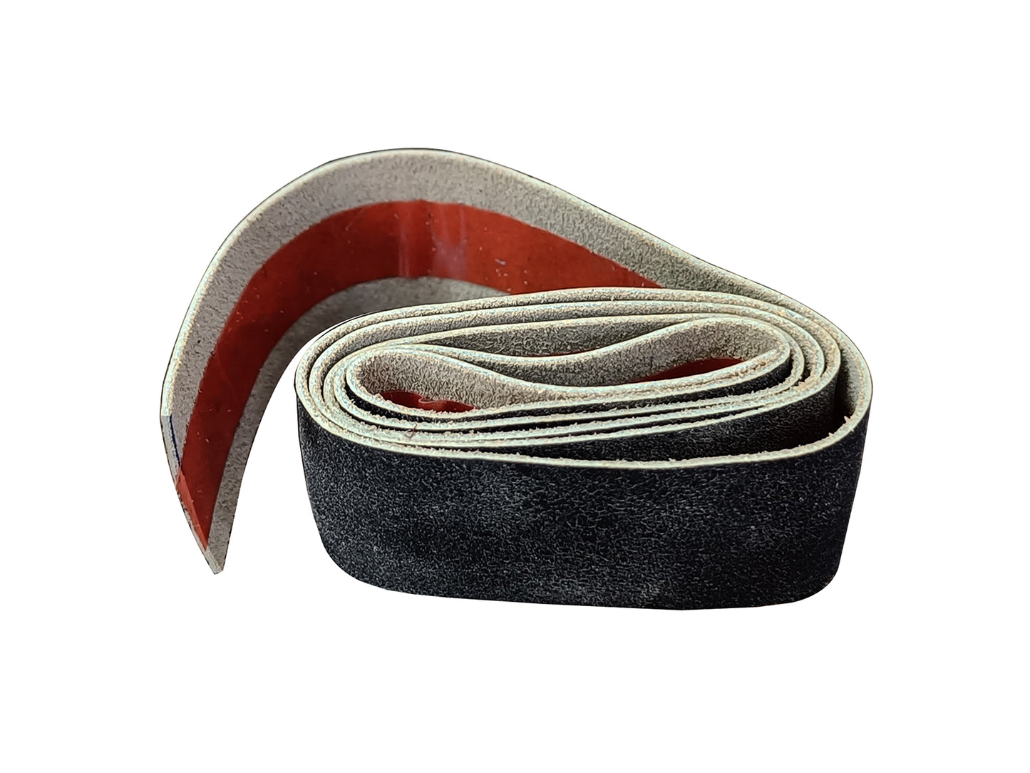 For Royal Enfield Hunter 350 Leather Grip Wrap Pair Rusty Grey D5