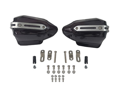 For Royal Enfield Hunter 350 Tinted Black Color Hand Guard Kit