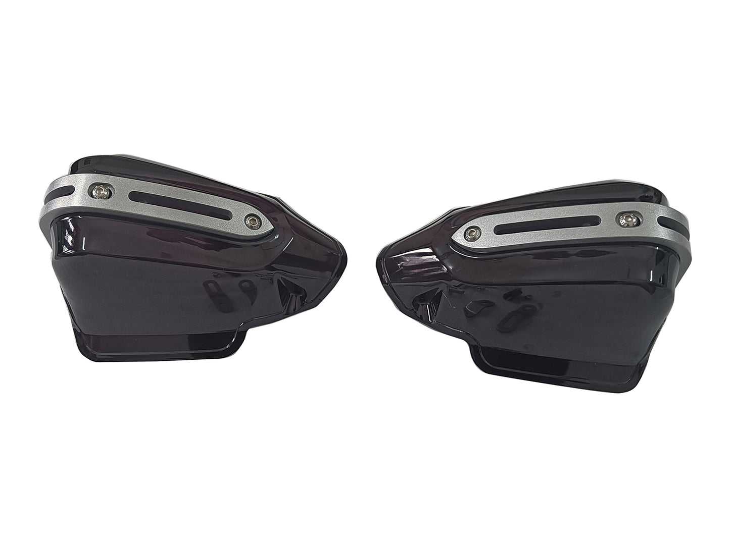 For Royal Enfield Hunter 350 Tinted Black Color Hand Guard Kit