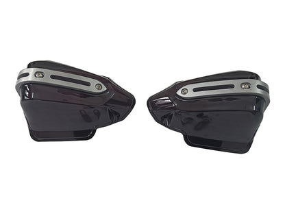 For Royal Enfield Hunter 350 Tinted Black Color Hand Guard Kit