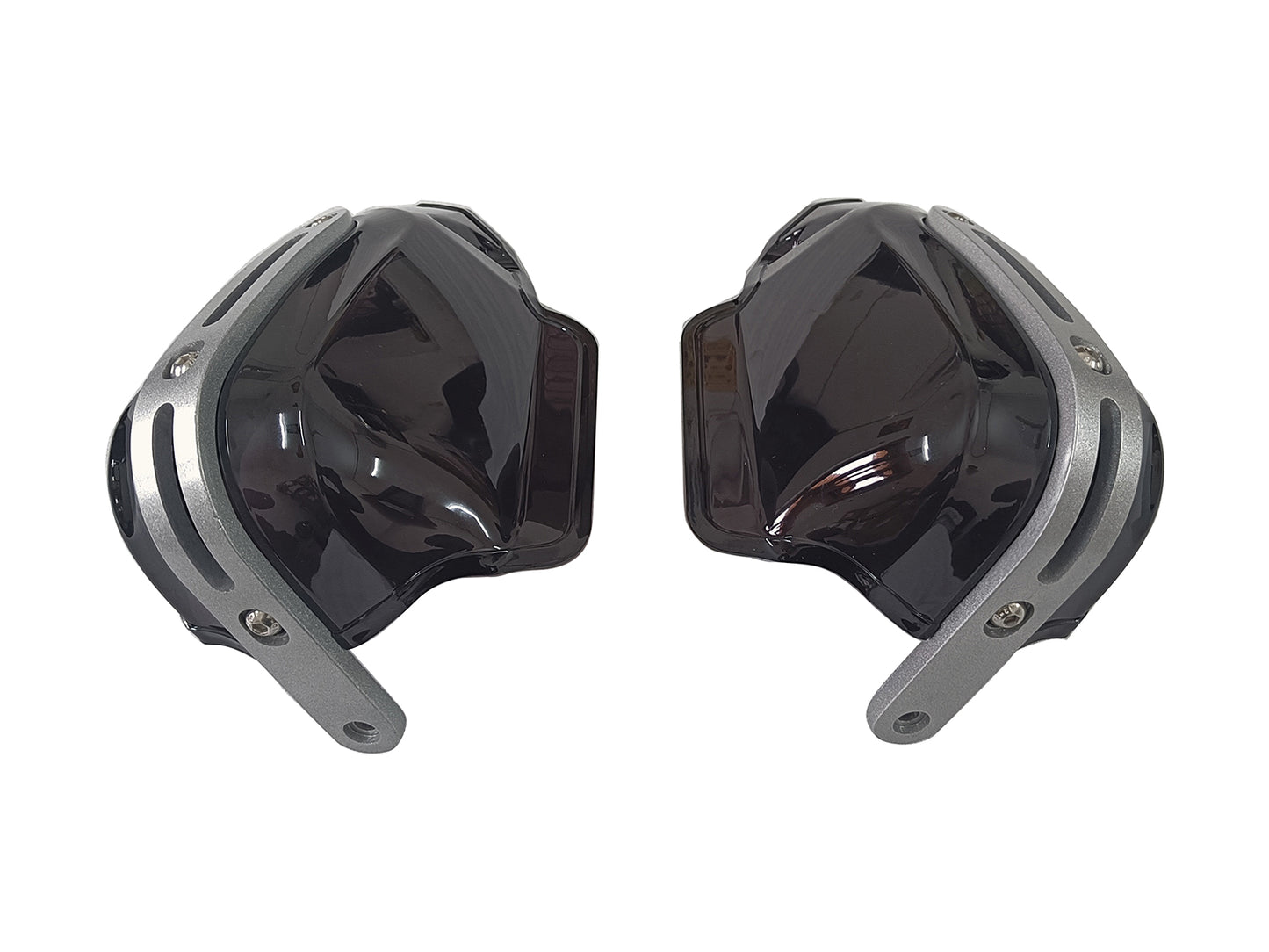For Royal Enfield Hunter 350 Tinted Black Color Hand Guard Kit