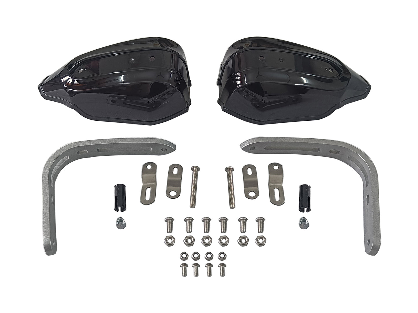 For Royal Enfield Hunter 350 Tinted Black Color Hand Guard Kit