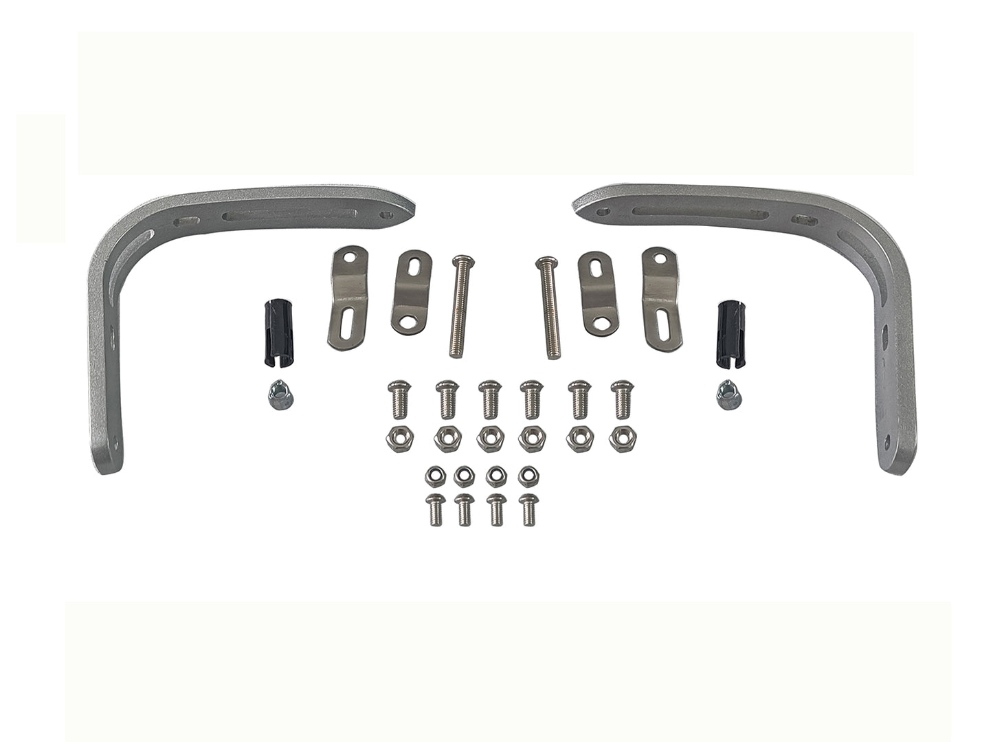 For Royal Enfield Hunter 350 Tinted Black Color Hand Guard Kit