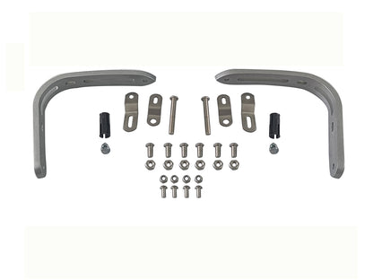 For Royal Enfield Hunter 350 Tinted Black Color Hand Guard Kit
