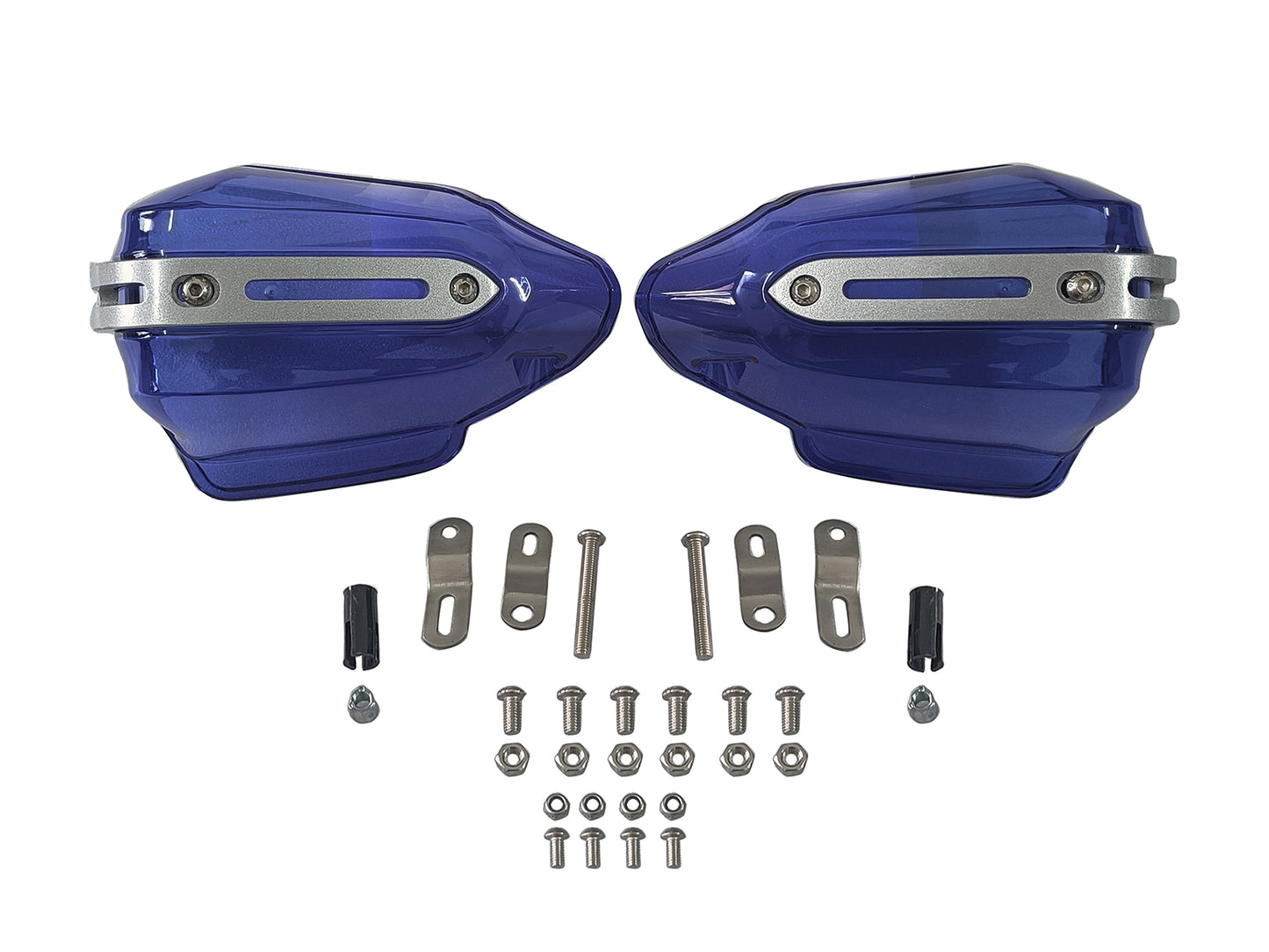 For Royal Enfield Hunter 350 Tinted Blue Color Hand Guard Kit