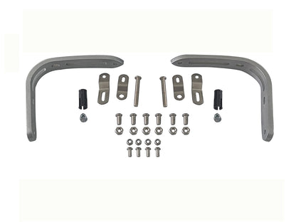 For Royal Enfield Hunter 350 Tinted Red Color Hand Guard Kit